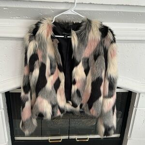 Cynthia Rowley Faux Fur Jacket